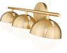 Z-Lite - 7517-3V-MGLD - Three Light Vanity - Realm Sphere - Modern Gold