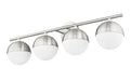 Z-Lite - 7517-4V-BN - Four Light Vanity - Realm Sphere - Brushed Nickel
