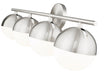 Z-Lite - 7517-4V-BN - Four Light Vanity - Realm Sphere - Brushed Nickel