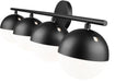 Z-Lite - 7517-4V-MB - Four Light Vanity - Realm Sphere - Matte Black