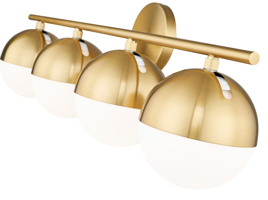 Z-Lite - 7517-4V-MGLD - Four Light Vanity - Realm Sphere - Modern Gold