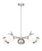 Z-Lite - 7517-5BN - Five Light Chandelier - Realm Sphere - Brushed Nickel