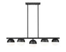 Z-Lite - 7517-5L-MB - Five Light Linear Chandelier - Realm Sphere - Matte Black
