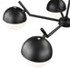 Z-Lite - 7517-5MB - Five Light Chandelier - Realm Sphere - Matte Black