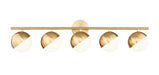 Z-Lite - 7517-5V-MGLD - Five Light Vanity - Realm Sphere - Modern Gold
