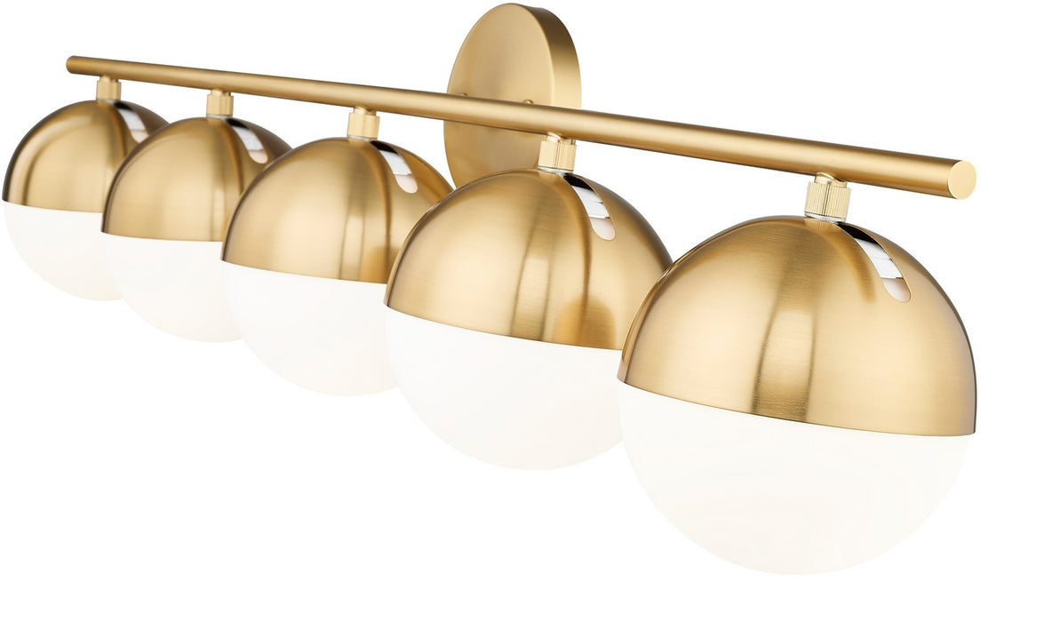 Z-Lite - 7517-5V-MGLD - Five Light Vanity - Realm Sphere - Modern Gold