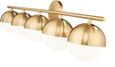 Z-Lite - 7517-5V-MGLD - Five Light Vanity - Realm Sphere - Modern Gold