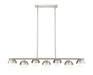Z-Lite - 7517-7L-BN - Seven Light Linear Chandelier - Realm Sphere - Brushed Nickel