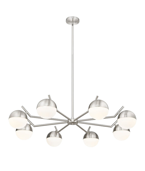 Z-Lite - 7517-8BN - Eight Light Chandelier - Realm Sphere - Brushed Nickel
