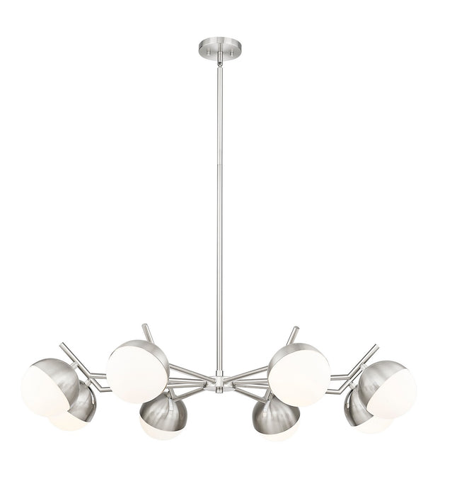 Z-Lite - 7517-8BN - Eight Light Chandelier - Realm Sphere - Brushed Nickel