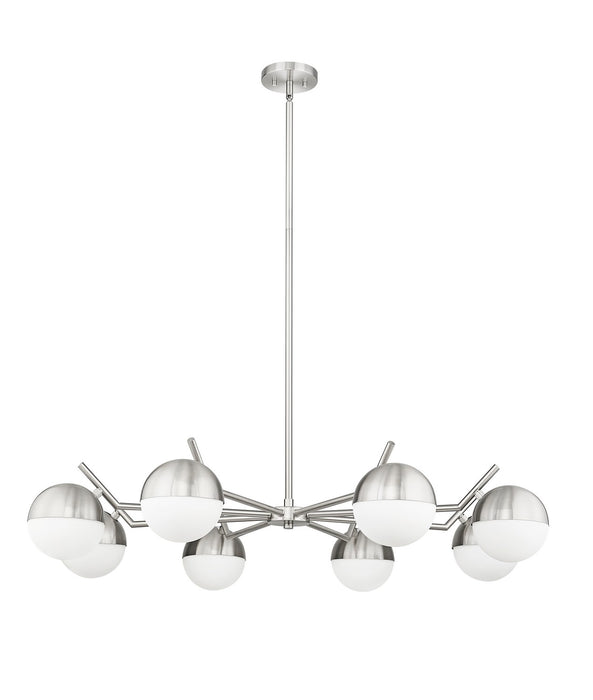 Z-Lite - 7517-8BN - Eight Light Chandelier - Realm Sphere - Brushed Nickel