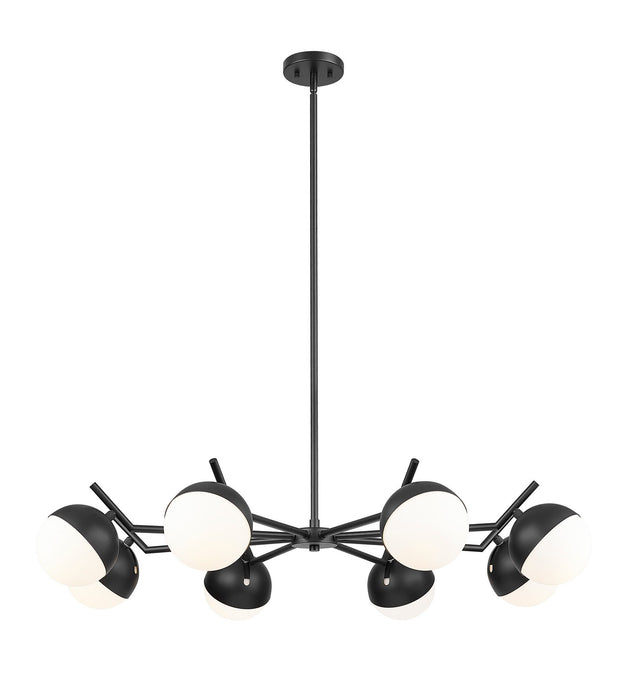 Z-Lite - 7517-8MB - Eight Light Chandelier - Realm Sphere - Matte Black