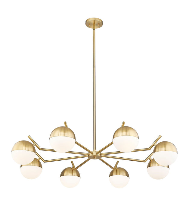 Z-Lite - 7517-8MGLD - Eight Light Chandelier - Realm Sphere - Modern Gold