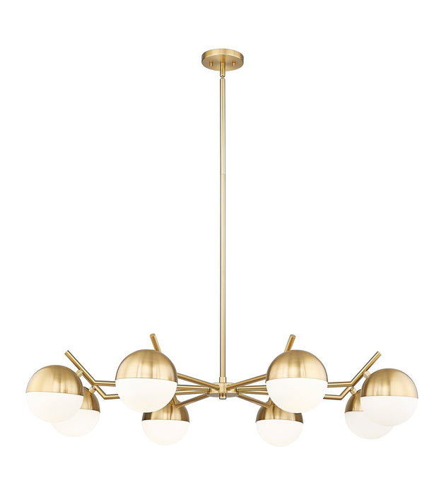 Z-Lite - 7517-8MGLD - Eight Light Chandelier - Realm Sphere - Modern Gold