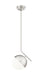Z-Lite - 7517P11-BN - One Light Pendant - Realm Sphere - Brushed Nickel