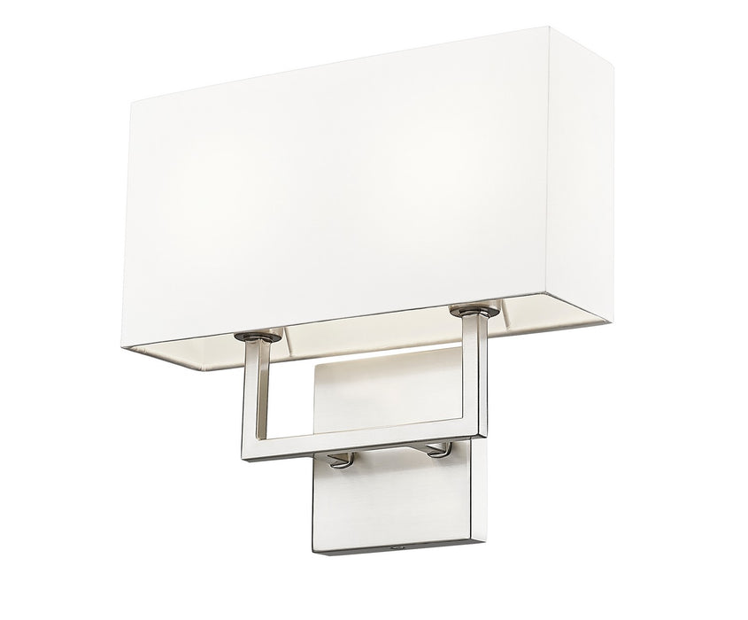 Z-Lite - 815-2S-BN - Two Light Wall Sconce - Saxon - Brushed Nickel
