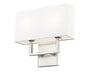 Z-Lite - 815-2S-BN - Two Light Wall Sconce - Saxon - Brushed Nickel
