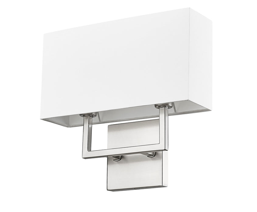 Z-Lite - 815-2S-BN - Two Light Wall Sconce - Saxon - Brushed Nickel