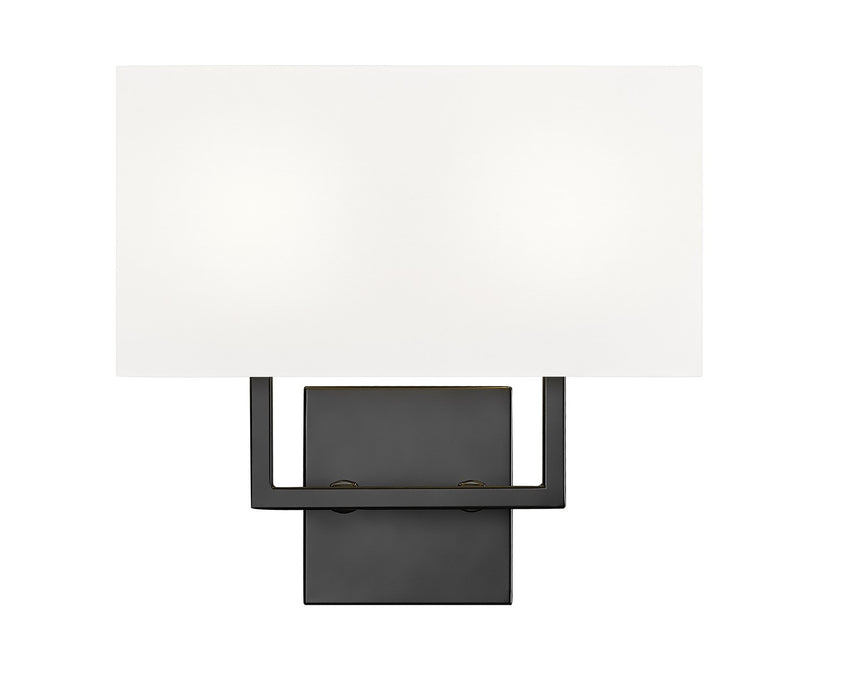 Z-Lite - 815-2S-MB - Two Light Wall Sconce - Saxon - Matte Black