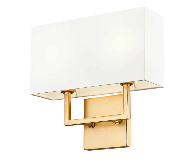 Z-Lite - 815-2S-OBR - Two Light Wall Sconce - Saxon - Olde Brass