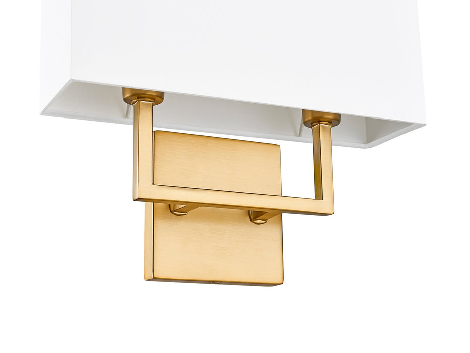 Z-Lite - 815-2S-OBR - Two Light Wall Sconce - Saxon - Olde Brass