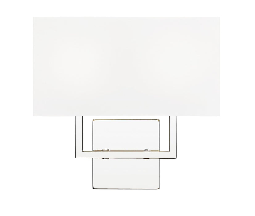 Z-Lite - 815-2S-PN - Two Light Wall Sconce - Saxon - Polished Nickel
