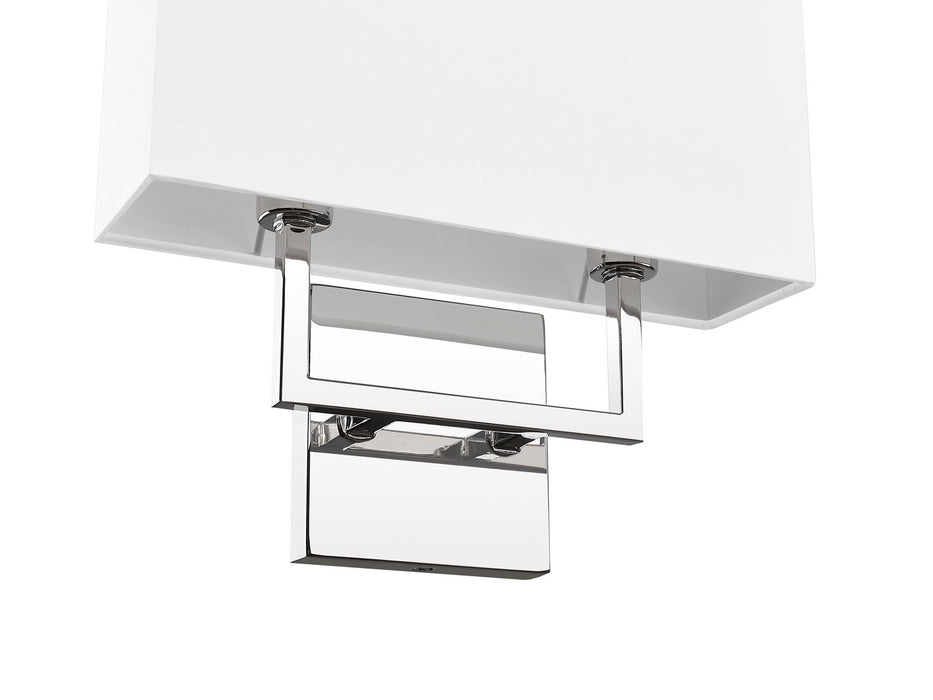 Z-Lite - 815-2S-PN - Two Light Wall Sconce - Saxon - Polished Nickel