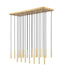 Z-Lite - 919MP12-23L-MGLD-LED - LED Linear Chandelier - Forest - Modern Gold