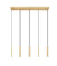Z-Lite - 919MP12-5L-MGLD-LED - LED Linear Chandelier - Forest - Modern Gold