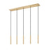Z-Lite - 919MP12-5L-MGLD-LED - LED Linear Chandelier - Forest - Modern Gold