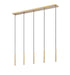 Z-Lite - 919MP12-5L-MGLD-LED - LED Linear Chandelier - Forest - Modern Gold