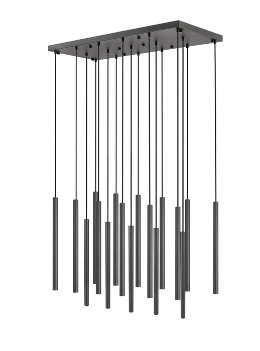 Z-Lite - 919MP24-17L-MB-LED - LED Linear Chandelier - Forest - Matte Black