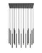 Z-Lite - 919MP24-17L-MB-LED - LED Linear Chandelier - Forest - Matte Black