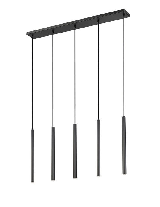 Z-Lite - 919MP24-5L-MB-LED - LED Linear Chandelier - Forest - Matte Black