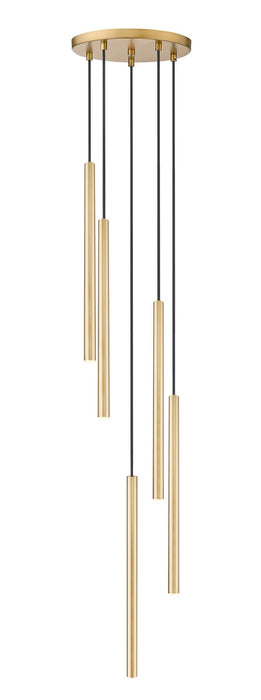 Z-Lite - 919MP24-5R-MGLD-LED - LED Chandelier - Forest - Modern Gold