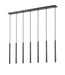 Z-Lite - 919MP24-7L-MB-LED - LED Linear Chandelier - Forest - Matte Black