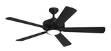 Wind River Fan Company - WR2225MB - 52 Inch Ceiling Fan - Matte Black