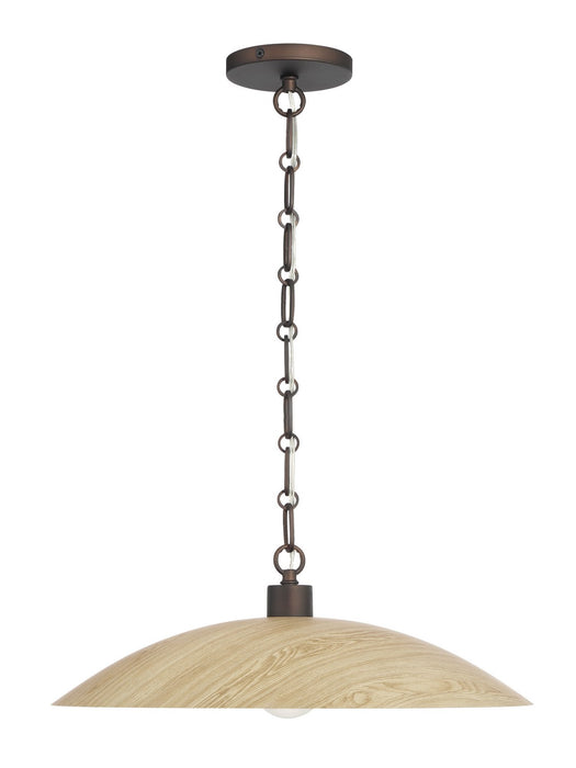 Minka-Lavery - 132-860 - One Light Pendant - Derby - Dark Bronze