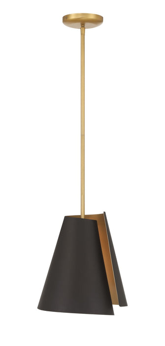 Minka-Lavery - 135-855 - One Light Pendant - Hillcrest - Legacy Brass & Dark Bronze