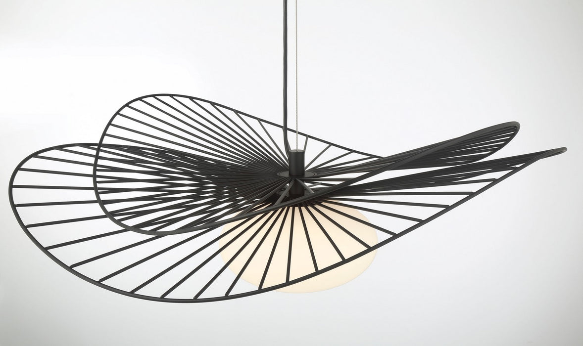 Minka-Lavery - 141-899 - One Light Pendant - Langley - Dark Matte Black