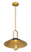 Minka-Lavery - 151-876 - One Light Pendant - Goldenridge - Legacy Brass & Dark Matte Blac