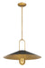 Minka-Lavery - 152-876 - One Light Pendant - Goldenridge - Legacy Brass & Dark Matte Blac