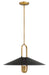 Minka-Lavery - 152-876 - One Light Pendant - Goldenridge - Legacy Brass & Dark Matte Blac