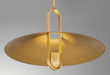 Minka-Lavery - 152-876 - One Light Pendant - Goldenridge - Legacy Brass & Dark Matte Blac