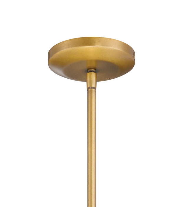 Minka-Lavery - 152-876 - One Light Pendant - Goldenridge - Legacy Brass & Dark Matte Blac