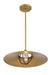 Minka-Lavery - 155-876 - One Light Pendant - Newburie - Legacy Brass & Dark Matte Blac