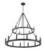 Minka-Lavery - 1717-66A - 18 Light Chandelier - Dutton - Coal