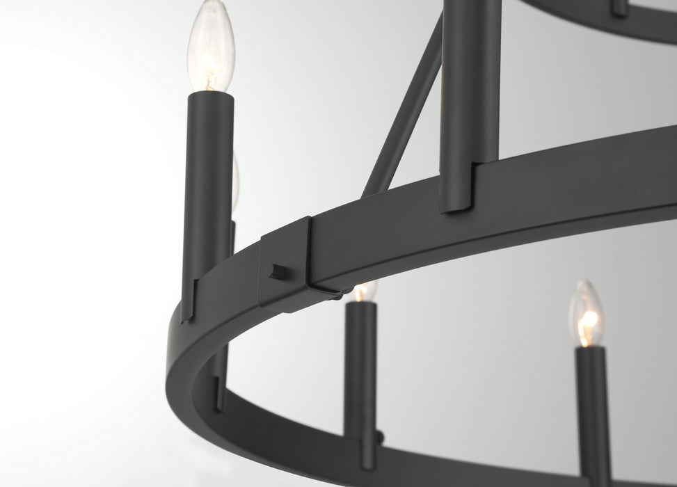 Minka-Lavery - 1717-66A - 18 Light Chandelier - Dutton - Coal