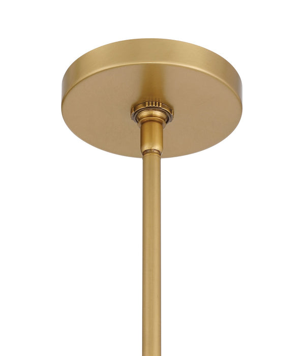 Minka-Lavery - 191-876 - One Light Pendant - Holloway - Legacy Brass & Dark Matte Blac