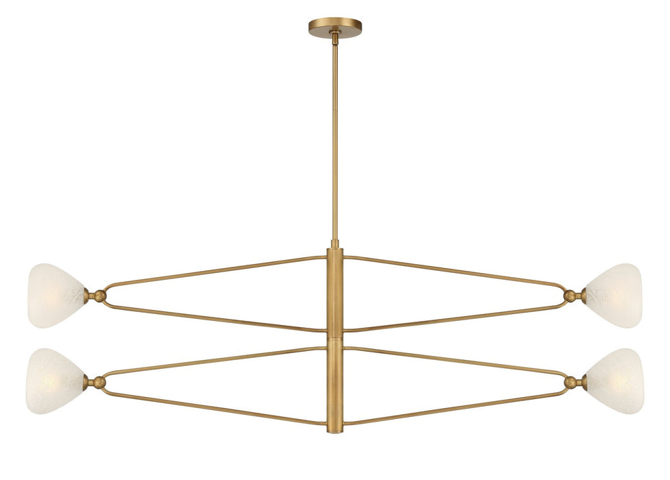 Minka-Lavery - 195-732 - Four Light Chandelier - Orion - Legacy Brass